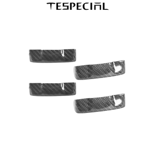 TESPECIAL MODEL 3/Y DRY CARBON FIBER SEAT BELT FASCIA