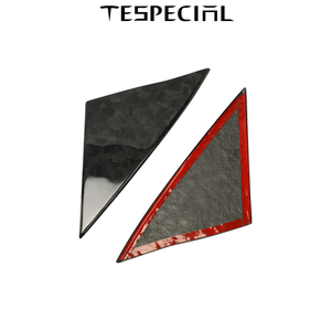 TESPECIAL DRY CARBON A-pillar real carbon fiber decorative patch For Model 3 Y